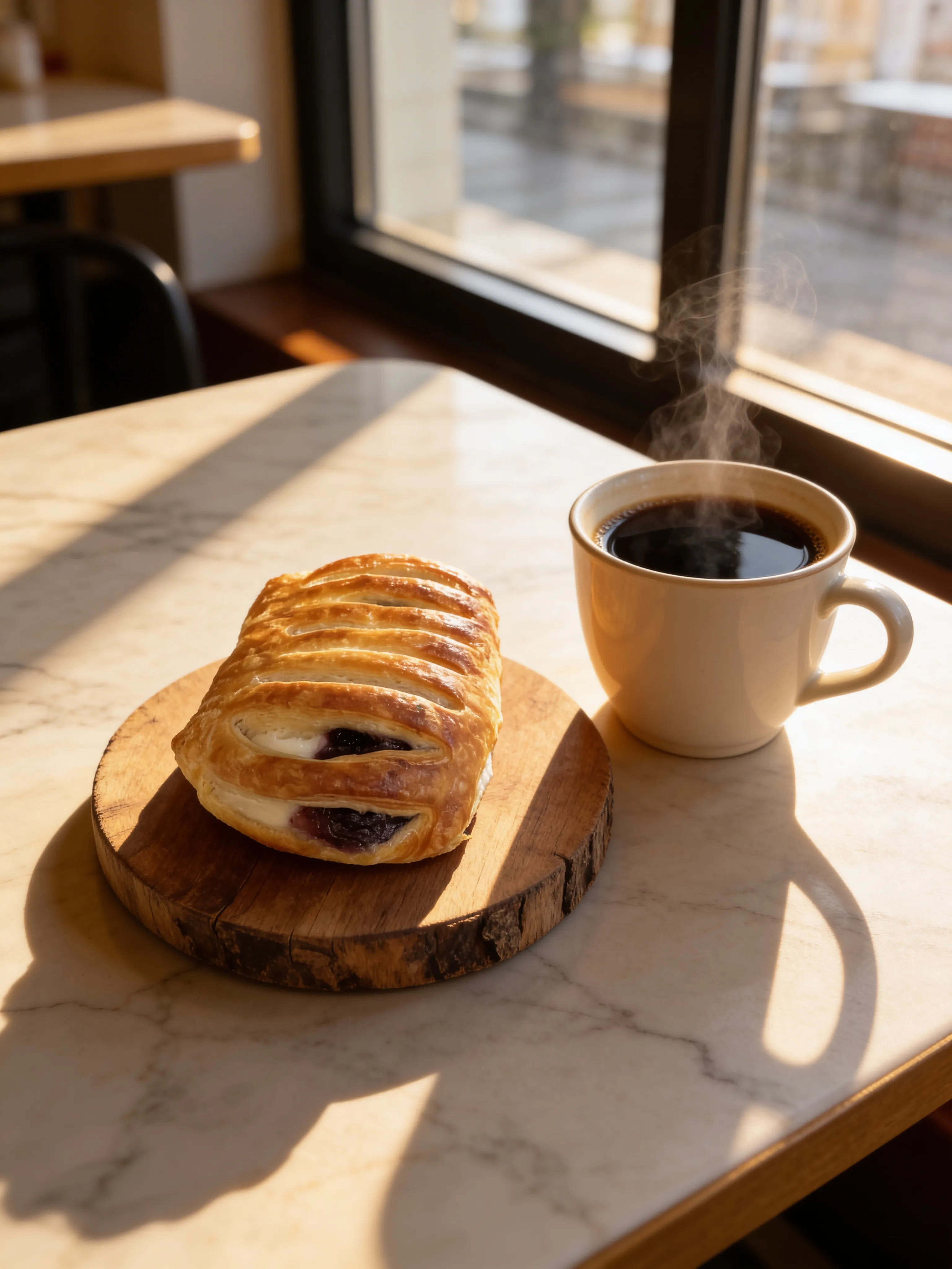 Blueberry & Strawberry Danish