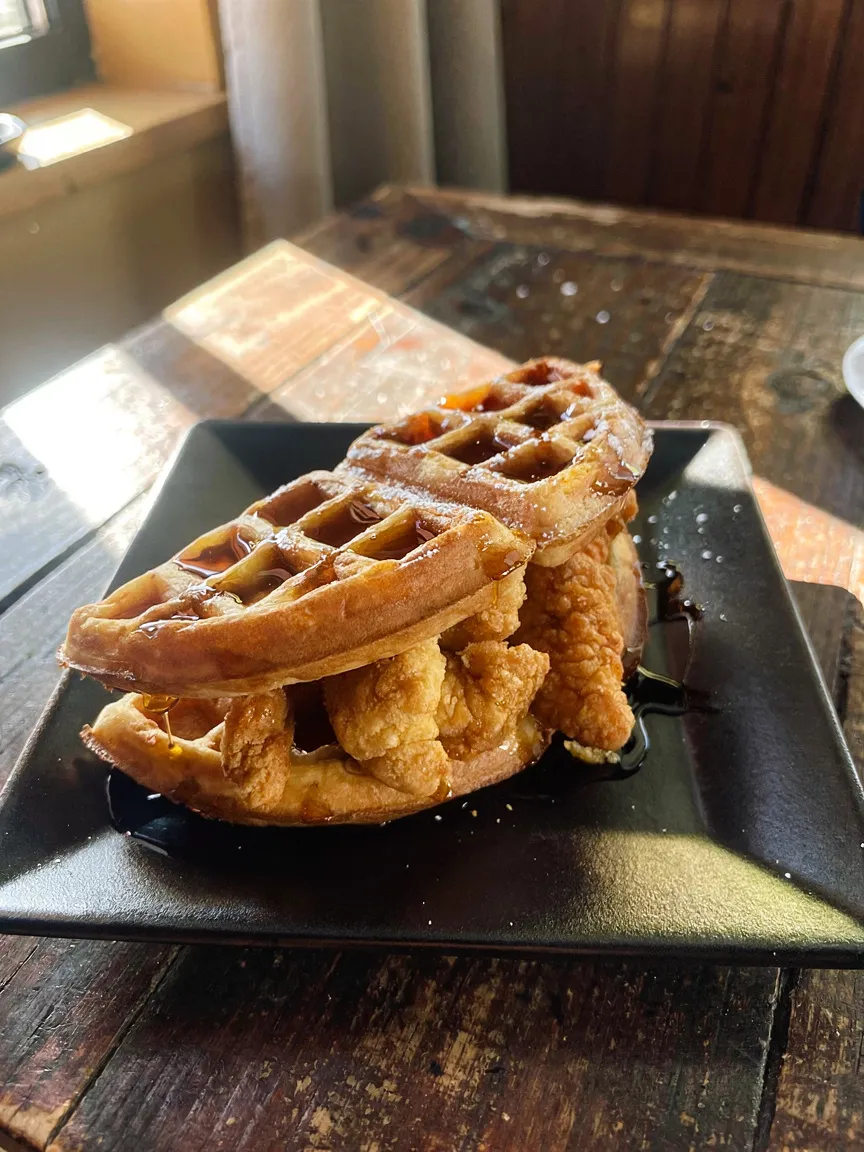 Chicken & Waffle Stack